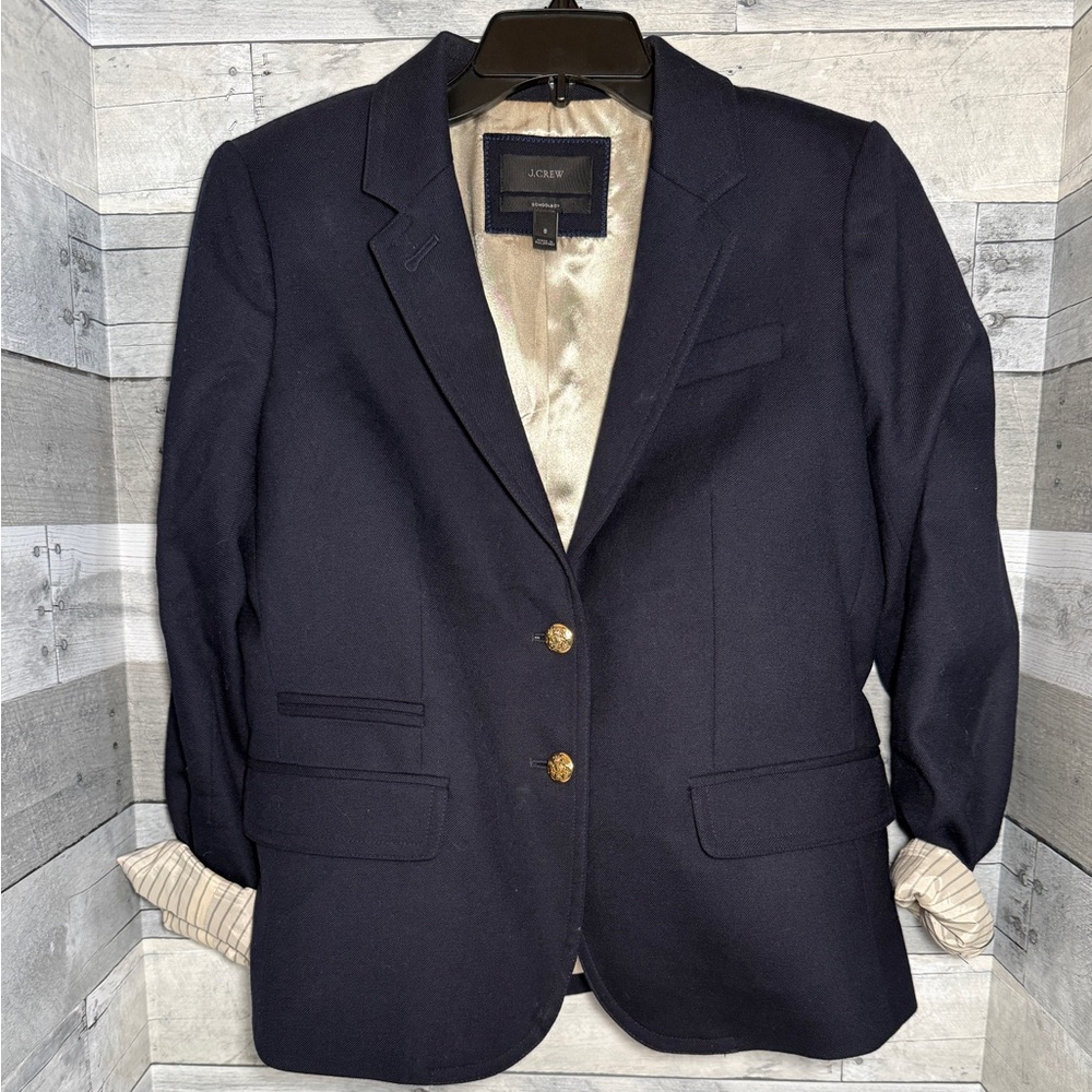 J.Crew Navy Schoolboy Women's Blazer